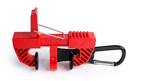 Footwear Clip, Shoe Bag, Hang Extra Shoes Cleats Boots or Gear on Your Bag. - color: 3-Pack Red