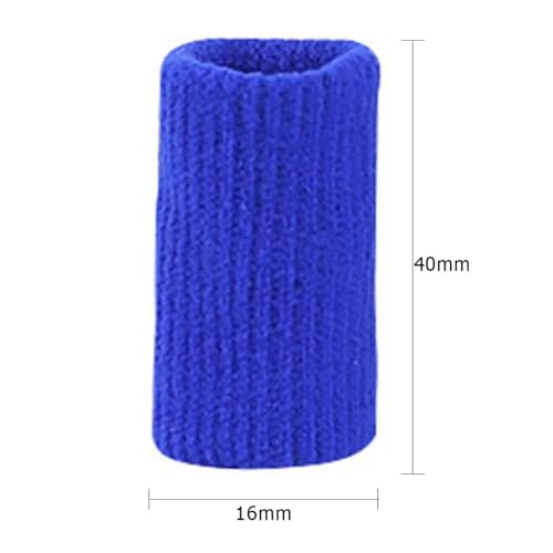 10pcs/Set Basketball Elastic Finger Protector Gloves Sleeve Support, Cycling Finger Sleeve Brace Protection Gloves - color: black