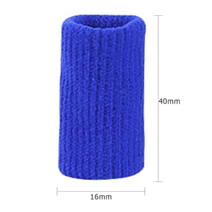 10pcs/Set Basketball Elastic Finger Protector Gloves Sleeve Support, Cycling Finger Sleeve Brace Protection Gloves - color: black