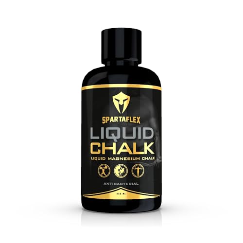 SpartaFlex 250ml Pro Liquid Chalk for Weightlifting Chalk, Rock Climbing, Gymnastics, Lifting Chalk, Hand Chalk for Weight Lifting, Gym Chalk for Powerlifting, Liquid Grip Liquid Chalk Climbing