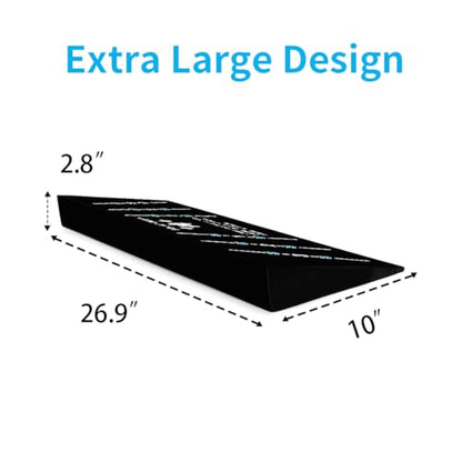 Slant Board for Weightlifting and Calf Stretching - Non-Slip Heel Elevated Squat Wedge Block - style: angle guidance