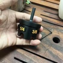 Threaded Rod Nut Driver Tool - Fits 1/4" 3/8" 1/2" Impact Drill, Quick Spinning Bolt Extractor & Nut Drill Attachment for Conduit, Strut System, Electrical Rack, Pipe & HVAC Installations