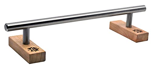 Teak Tuning Round Fingerboard Rail - Standard Edition - Silver Colorway - 10" Long, 1.75" Tall - Prolific Series