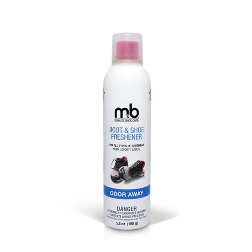 Moneysworth & Best Boot & Shoe Freshener, Shoe Odor Eliminator, Shoe Deodorizer Spray, Shoe Accessories, 5.5 oz.