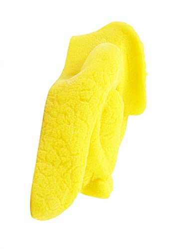 Atomik Rock Climbing Holds Bolt-On Triceratops Dinosaur in Yellow