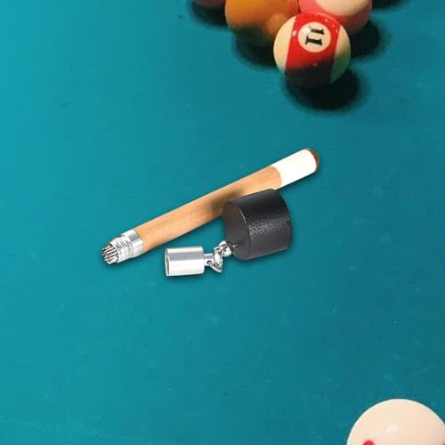 Chalk Holder for Billiards, Chalk Case, Cue Tip Pricker, Compact Chalk Keeper, Pocket Chalk Carrier, Pool Cue Chalk Cover, Round