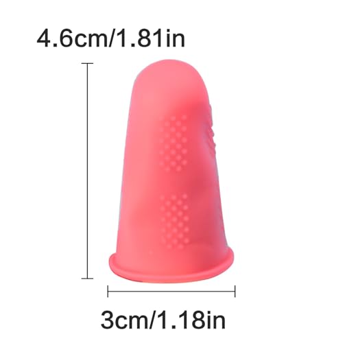 High Elasticities Silicone Finger Guard Reusable Finger Protecting Sleeves for Cooking Gardening Skin Protecting - style: 1 piece