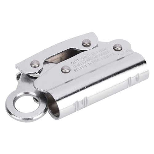 6KN Alloy Steel Climbing Anti Fall Self Locking Equipment, High Load Bearing, Reverse Grip Blocking Tooth Design, for Aerial Working, Maintenance, Construction, Pwshymizvpgawoqh6