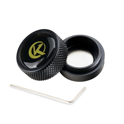 KONLLEN Round Pool Chalk Holder Pool Billiards Accessories Portable Multifunctional Sturdy Pool Cue Accessories - color: Black