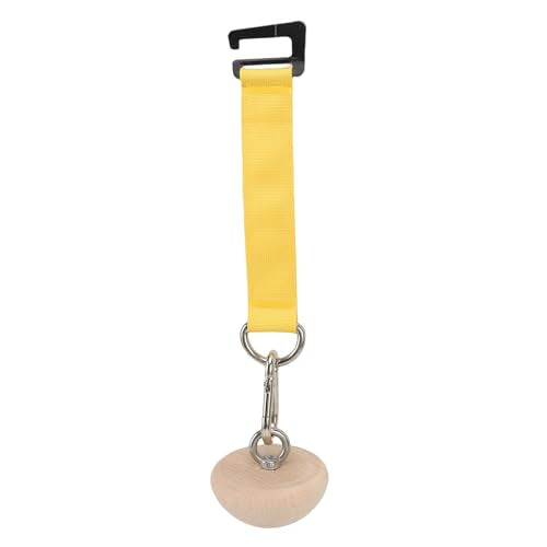 RiToEasysports Pull Up Balls, 3.74in Upper Half Sphere Hold Grips with Beech Wood Iron Imitation Nylon, for Rock Climbing Strength Training Grip