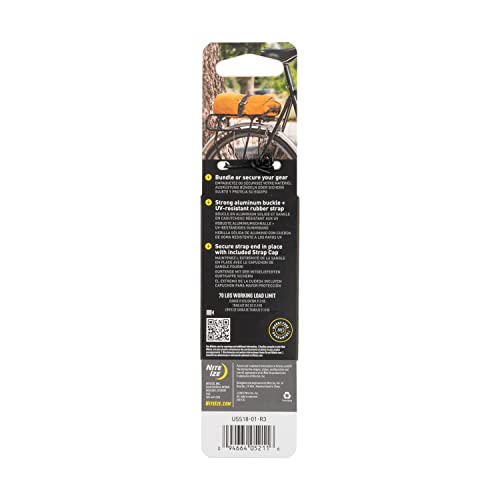 Nite IZE GearPro Utility Strap, 80 lb. Load Limit, 24 inch, Black - color: Black, size: 24" Strap