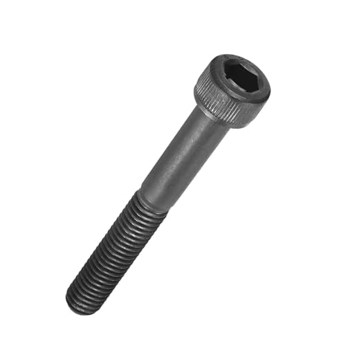 25pcs Socket Head Cap Screws - [M6-1 x 45mm] Alloy Steel Black Oxide Grade 12.9 Internal Hex Screw for 3D Printer Furniture Industrial Use, Black - size: M6-1x45mm