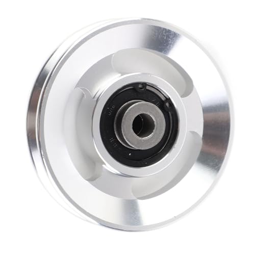 TROUVAILLE Bearing Pulley Wheel, 90mm Aluminum Cable Pulley Wheel, Maximum 660LBS Load, Power Rack Pulley Attachment for Gym Equipment