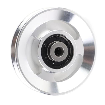 TROUVAILLE Bearing Pulley Wheel, 90mm Aluminum Cable Pulley Wheel, Maximum 660LBS Load, Power Rack Pulley Attachment for Gym Equipment