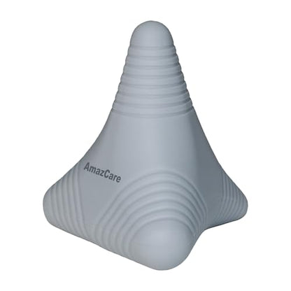 Trigger Point Massage Ball Manual Massager Tool 2.8”×2.9”. Gray | Silicone Massage Ball for Muscle Knot Deep Tissue Myofascial Release Physical Therapy Hip Flexor Iliacus Psoas Hand Foot Back - color: Gray