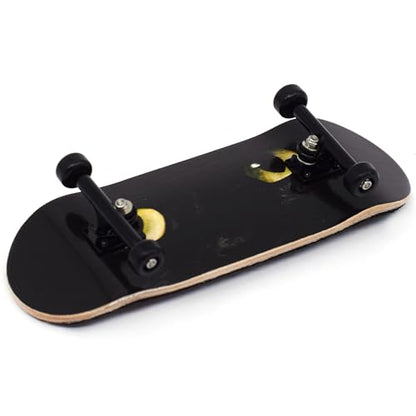 Teak Tuning 34mm Pro Fingerboard Heat Transfer Graphic Complete - Fully Assembled with Pro Level Parts - Pro Shaped Wood Deck (34x97mm), UltraSpin Wheels, Prodigy Trucks - Midnight Stare - color: Midnight Stare