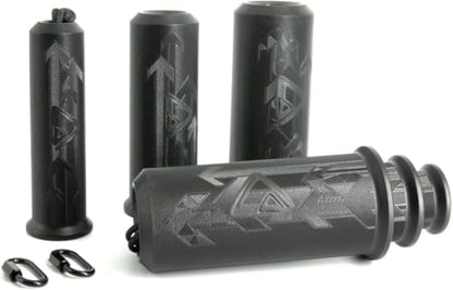 Duonamic Eleviia: Portable Doorway Pull-Up Bar – Lightweight, Travel-Ready, 250 lb Capacity - color: Black