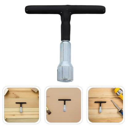 Uonlytech 4pcs T-handle Wing Nut Tool for Hook Bolt Installation Manual Hook Driver for Eye Screws and Hangers Heavy Duty Hand Driver in Home Improvement