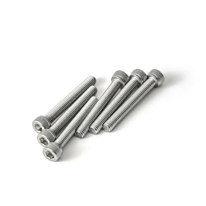 M4 x 50mm (30 Pack) Socket Head Cap Screws, 304 Stainless Steel Bolts with Hex Spanner, Allen Socket Drive, Full Thread, Bright Finish