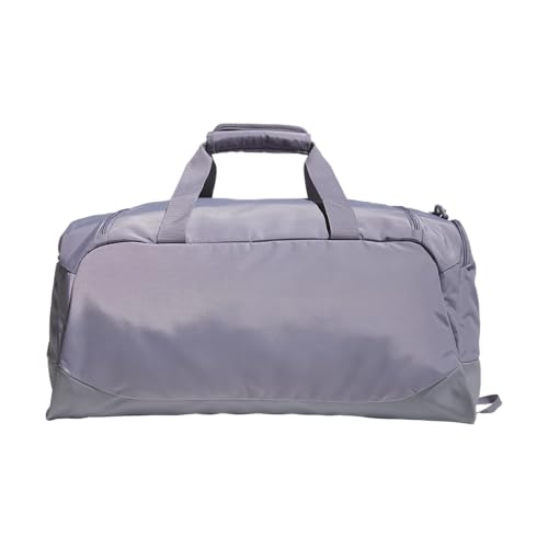 adidas Defender 5 Duffel Bag for Sports, Gym and Travel, Slate Grey/Silver Metallic, OSFA - color: Slate Grey/Silver Metallic/Medium 59L, style: Medium 59l