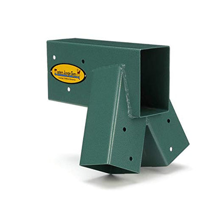 Eastern Jungle Gym Easy 1-2-3 A-Frame Swing Set Bracket, Green | Heavy Duty Swingset Bracket for Easy, Simple Installation | DIY Swing Set Part to Build Playground Sets for Backyards - style: A-Frame Swing Set Bracket