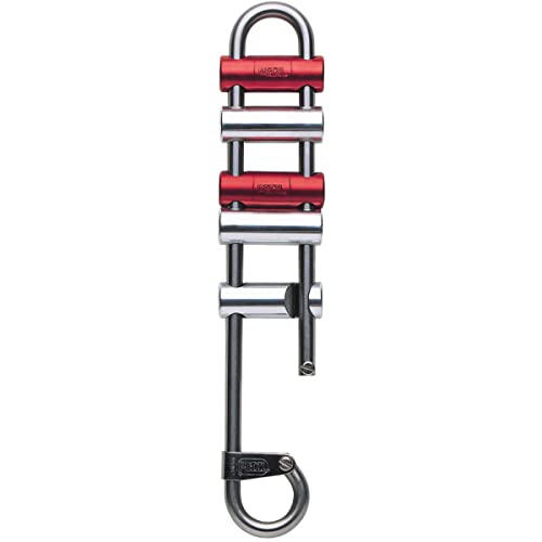 PETZL Rack Variable Friction Descender with Brake Bars - Silver