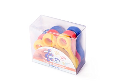 Finger Stretcher Hand Resistance Bands Hand Extensor Exerciser Finger Grip Strengthener Strength Trainer Gripper set for Arthritis Carpal Tunnel Exercise Guitar and Rock Climbing 3 pack(Extensor)