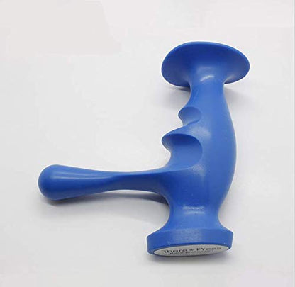 Health Massage Tool Deep Tissue Massage Tool Thumb Saver Massager Trigger Point Massage Tool Trigger Point Pressure, Acupressure(Blue)