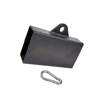 Pinch Block with Carabiner Devices Easy Using Finger Hanging Steel Grip Strength Training for Workout Forearm Training Gym Climbing, B