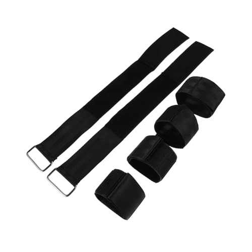 1Pair Heavy Duty Adjustable Dumbbell and Barbell Loading Straps Durable Workout Foot Straps for Strength Training Dip Pullups Squats Enhance Ankle Strength and Stability