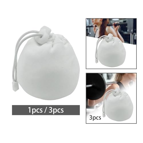 9 Pcs Gym Chalk Bag Drawstring Pouch Accessories Refillable Sock Anti Slip Packaging Weightlifting Nonslip With Buckle