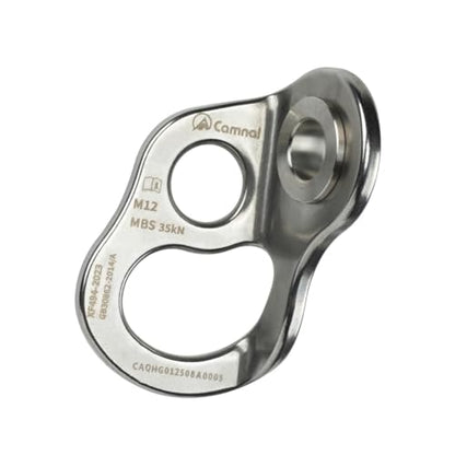 Climbing Bolt Hanger Sturdy Anchor for Rock Climbing Fixed Point Stainless Steel Mount Heavy Duty Hanger Double Hole Design Suitable for Home Gym