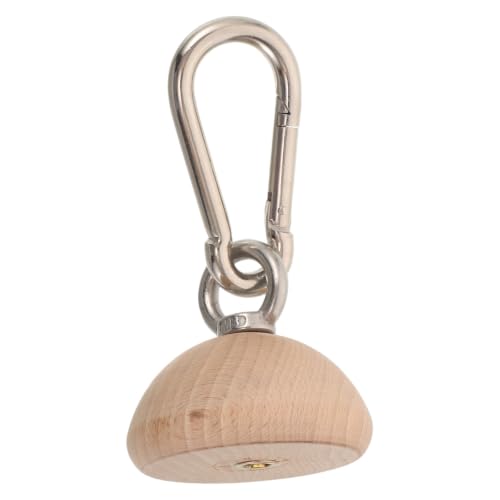 Totority Wooden Half Sphere Grip Strengthener for Rock Climbing, Ergonomic Natural Wood Finger Exerciser with Slip Resistant Surface, Supports Finger Exercise and Enhances Grip Strength