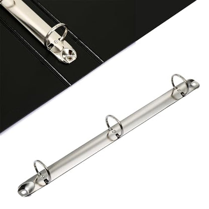 4 Pack Letter Size Ring Binder Mechanism, Metal 3 Ring Binders Ring Replacement Kit, Loose Leaf Binding Spines Combs for Organizers DIY Planners(Silver) - size: 4
