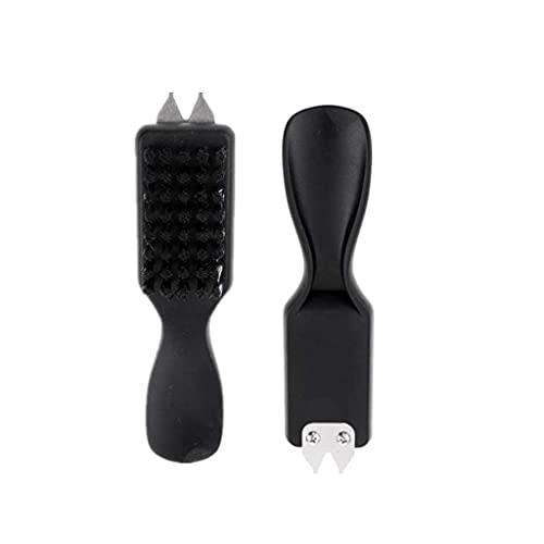 2 Pieces Mud Brush for Boots Golf Shoes Brush Stiff Bristles Shoe Brush|Cleaner Dirt Remover Tools Mud Remover with Spike Wrench fit for Hiking Shoes Farm and Walking Boot Brush