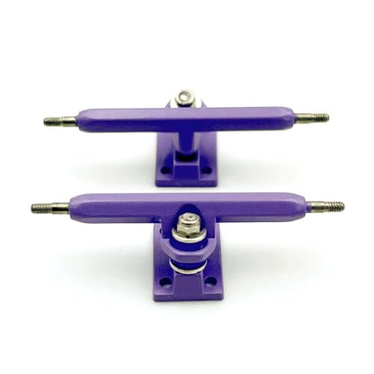 36mm Fingerboard Trucks with Hanger and Base for Finger Skateboard(Purple) - color: Purple