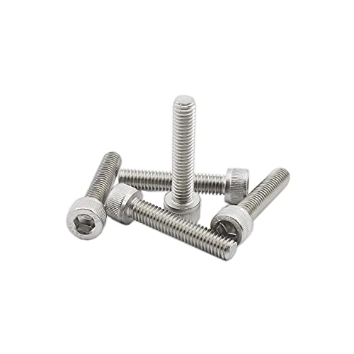 20 PCS Socket Head Cap Screws, TTZEZE 304 Stainless Steel Metric Machine Bolts Hex Socket Screw, Socket Drive Bright Finish Full Machine Threads for Shelf Chair Desk Install Repair (M6x20mm) - color: M6, size: 20mm