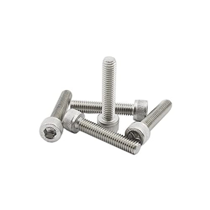 20 PCS Socket Head Cap Screws, TTZEZE 304 Stainless Steel Metric Machine Bolts Hex Socket Screw, Socket Drive Bright Finish Full Machine Threads for Shelf Chair Desk Install Repair (M6x20mm) - color: M6, size: 20mm