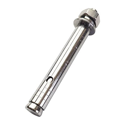 10 Pack M8x80mm Expansion Bolts Anchor Bolt 304 Stainless Steel External Hex Expansion Screw Bolt Sleeve Anchor Fastener Wall Concrete - size: M8*80