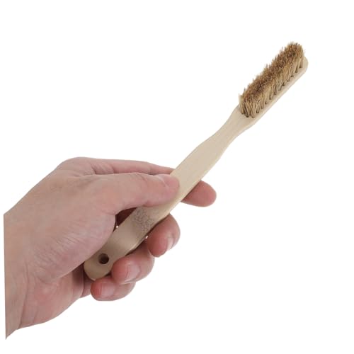 SHINEOFI Rock Climbing Chalk Brush Rock Cleaner with Ergonomic Wood Handle and Hard Boar Bristles, Rapid Drying for Bouldering and Mountaineering Gear in Humid Environments