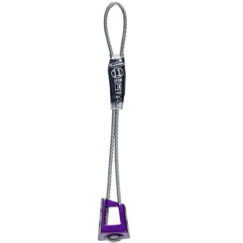 TRANGO Offset Nuts Wire Taper | Rock Climbing Passive Anchor Protection - color: 11-Purple 17.5-30mm