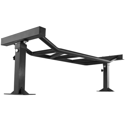 47 Inch Ceiling Mount Pull Up Bar Adjustable Height&Supports To 600 Lbs Upper Body Fitness Workout Bar for Garage/Home Gym and Strength Training