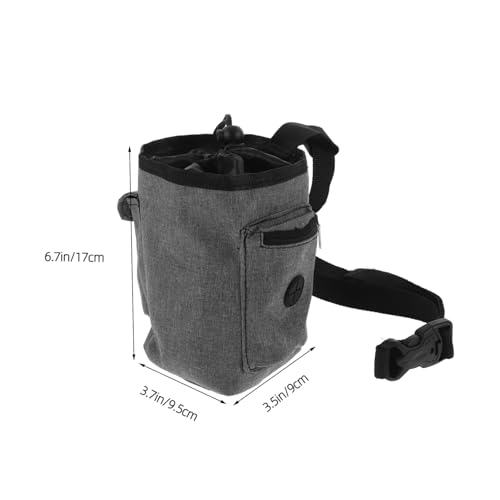 BESPORTBLE Chalk Bag for Rock Climbing and Weightlifting with Wide Opening Zippered Pocket Removable Belt Lightweight Portable Waist Pouch Non Slip Grip Support for Hiking Bouldering Gym