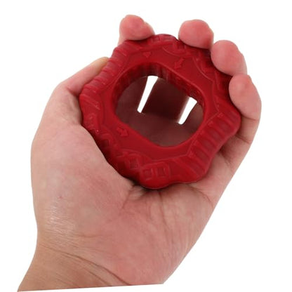 Holibanna 2pcs Silicone Hand Grip Strengtheners with Resistance Rings for Finger Wrist Forearm Training Adjustable Hand Trainer for Athletes Rock Climbing Rehabilitation Fitness Exercise