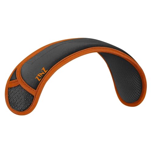 Ultra Thick & Breathable Universal Shoulder Pad Cushion for Bag - Long & Comfort - color: Gray&orange