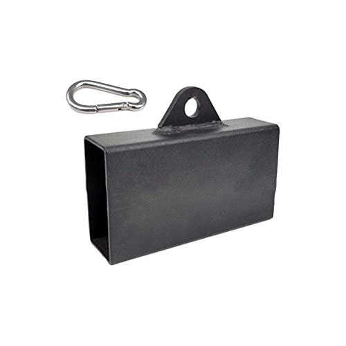 Pinch Block with Carabiner Devices Easy Using Finger Hanging Steel Grip Strength Training for Workout Forearm Training Gym Climbing, B