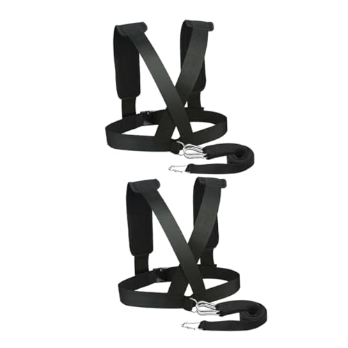 2pcs Resistance Training Padded Shoulder Straps for Weight-bearing Sled Pulling and Strength Training Lightweight and Portable Design for Outdoor Workouts