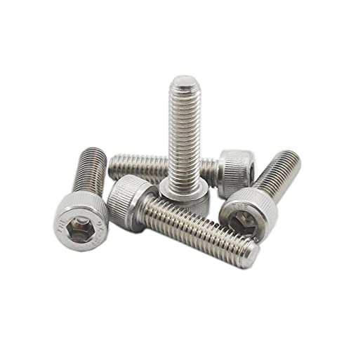 20 PCS Socket Head Cap Screws, TTZEZE 304 Stainless Steel Metric Machine Bolts Hex Socket Screw, Socket Drive Bright Finish Full Machine Threads for Shelf Chair Desk Install Repair (M8x30mm) - color: M8, size: 30mm