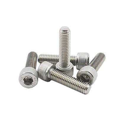 20 PCS Socket Head Cap Screws, TTZEZE 304 Stainless Steel Metric Machine Bolts Hex Socket Screw, Socket Drive Bright Finish Full Machine Threads for Shelf Chair Desk Install Repair (M8x30mm) - color: M8, size: 30mm