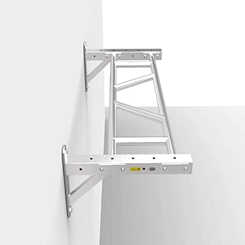 Stainless Steel Wall-Mounted Multi-Position Pull-Up Bars Single Parallel Bars Fitness Climbing TRXL Frame (129 * 63 * 45cm)